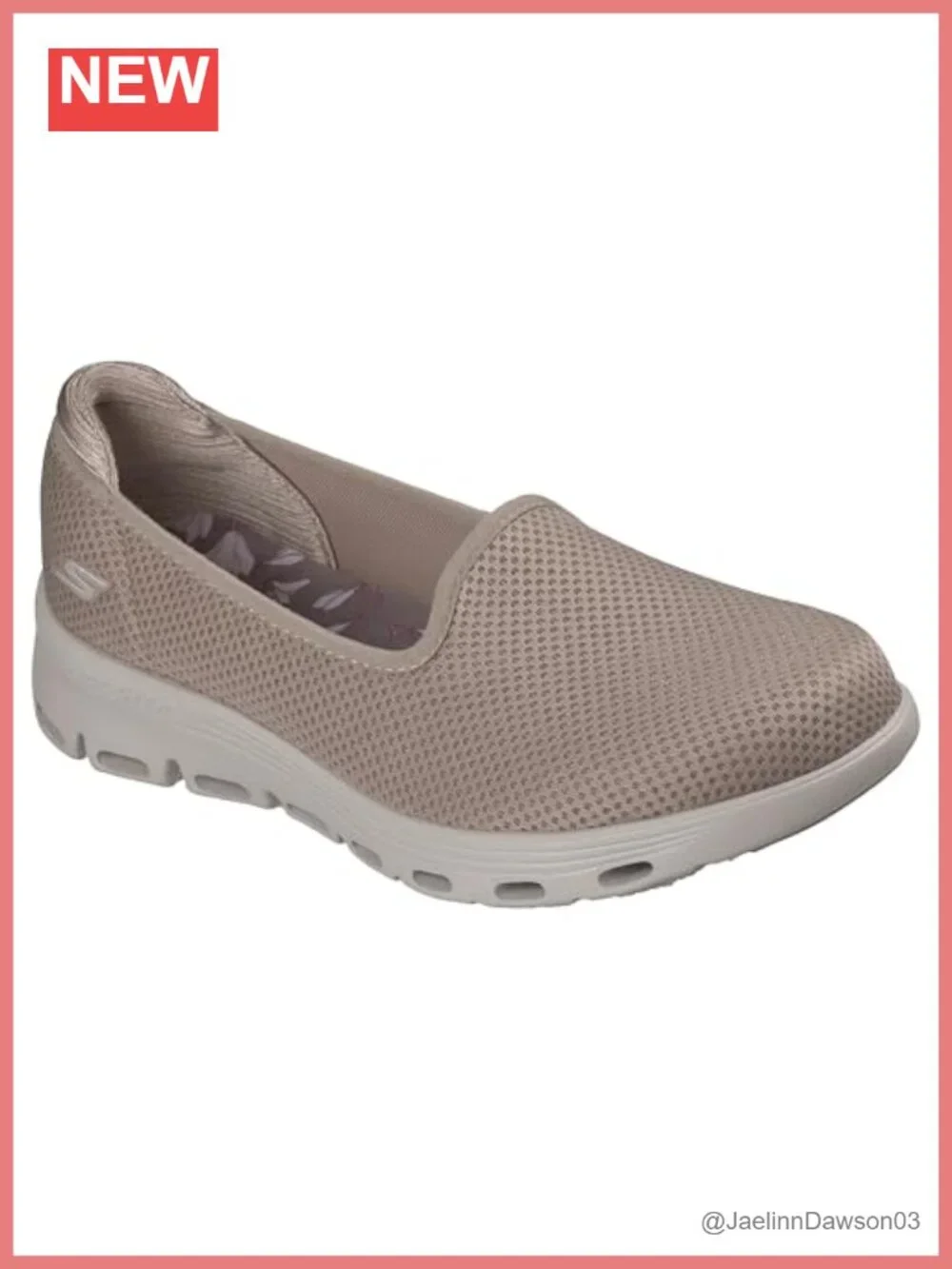 Women's Powermesh Slip-On Loafers Flat Shoes